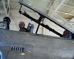Ron Iberg, Chief Jet Pilot of the Commemorative Air Force, delivers the T-33 to us of the Golden Gate Wing, at our hangar at the former Castle Air Force Base in Atwater, California.  