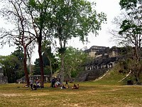Some of the Tikal palace grounds, where the nobility were said to live.  
