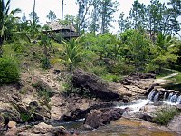 Another villa at Blancaneaux sitting above the falls.  